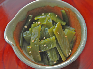 茎わかめの箸休め